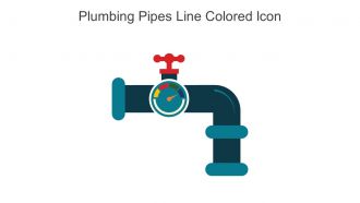 Plumbing Pipes Line Colored Icon In Powerpoint Pptx Png And Editable Eps Format