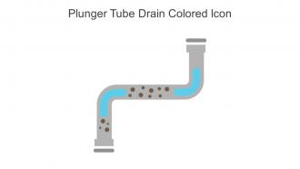 Plunger Tube Drain Colored Icon In Powerpoint Pptx Png And Editable Eps Format