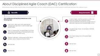 PMI ACP IT About Disciplined Agile Coach DAC Certification
