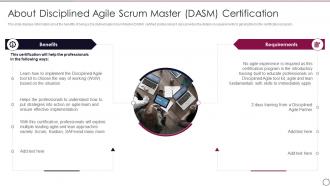 PMI ACP IT About Disciplined Agile Scrum Master DASM Certification