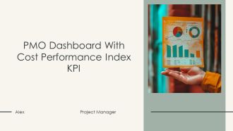 PMO Dashboard With Cost Performance Index KPI PPT Presentation AT