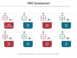 Pmo development ppt powerpoint presentation model slides cpb