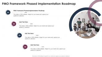 PMO Framework Phased Implementation Roadmap In Powerpoint And Google Slides Cpb