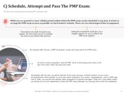 Pmp certificate prerequisites it powerpoint presentation slides