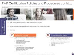 Pmp certification policies procedures online pmp certification preparation it