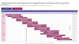 PMP Elements To Success IT Determine Time Management In Agile Project