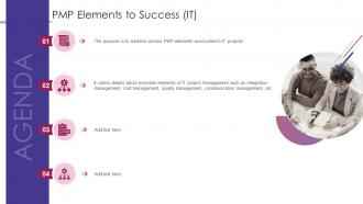 PMP Elements To Success IT Projects