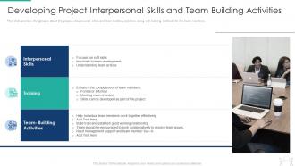 Pmp modeling techniques it developing project interpersonal skills and team building activities
