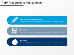Pmp procurement management ppt powerpoint presentation gallery infographic template cpb