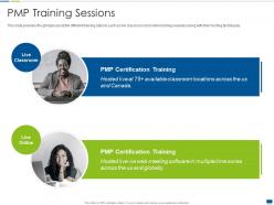 Pmp training sessions project management training it ppt images