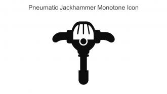 Pneumatic Jackhammer Monotone Icon In Powerpoint Pptx Png And Editable Eps Format