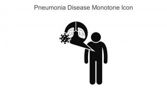 Pneumonia Disease Monotone Icon In Powerpoint Pptx Png And Editable Eps Format
