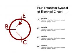 PNP Transistor Symbol Of Electrical Circuit