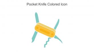 Pocket Knife Colored Icon In Powerpoint Pptx Png And Editable Eps Format