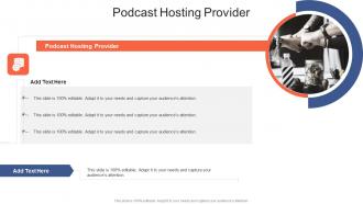 Podcast Hosting Provider In Powerpoint And Google Slides Cpb