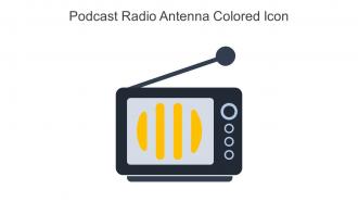 Podcast Radio Antenna Colored Icon In Powerpoint Pptx Png And Editable Eps Format
