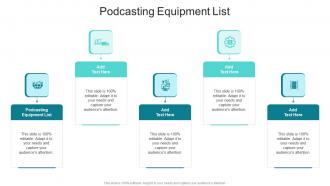 Podcasting Equipment List In Powerpoint And Google Slides Cpb