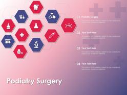 Podiatry surgery ppt powerpoint presentation summary mockup