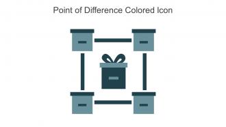 Point Of Difference Colored Icon In Powerpoint Pptx Png And Editable Eps Format