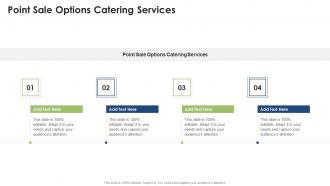 Point Sale Options Catering Services In Powerpoint And Google Slides Cpb