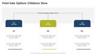 Point Sale Options Childrens Store In Powerpoint And Google Slides Cpb