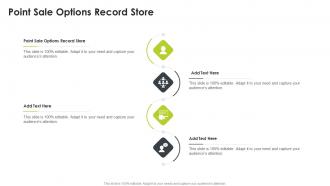 Point Sale Options Record Store In Powerpoint And Google Slides Cpb