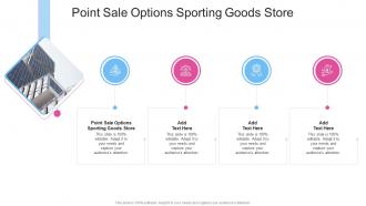 Point Sale Options Sporting Goods Store In Powerpoint And Google Slides Cpb