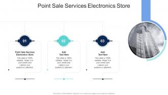 Point Sale Services Electronics Store In Powerpoint And Google Slides Cpb