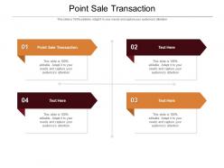Point sale transaction ppt powerpoint presentation outline graphics pictures cpb
