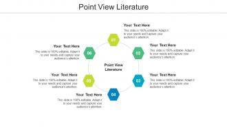 Point view literature ppt powerpoint presentation outline brochure cpb