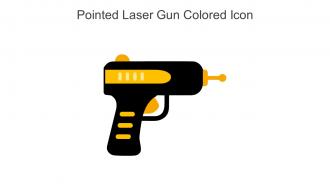 Pointed Laser Gun Colored Icon In Powerpoint Pptx Png And Editable Eps Format