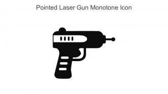 Pointed Laser Gun Monotone Icon In Powerpoint Pptx Png And Editable Eps Format