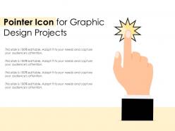 Pointer icon for graphic design projects
