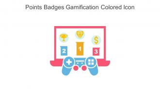 Points Badges Gamification Colored Icon In Powerpoint Pptx Png And Editable Eps Format