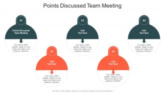 Points Discussed Team Meeting In Powerpoint And Google Slides Cpb