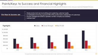 Points Keys To Success And Financial Strategies Startups Need Support Growth Business