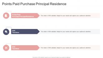Points Paid Purchase Principal Residence In Powerpoint And Google Slides Cpb