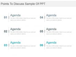 Points to discuss sample of ppt Points to discuss sample of ppt