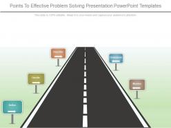 Points to effective problem solving presentation powerpoint templates