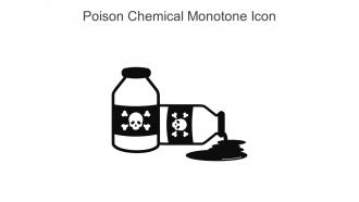Poison Chemical Monotone Icon In Powerpoint Pptx Png And Editable Eps Format