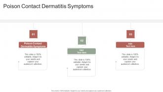 Poison Contact Dermatitis Symptoms In Powerpoint And Google Slides Cpb