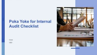 Poka Yoke For Internal Audit Checklist PPT Information AT