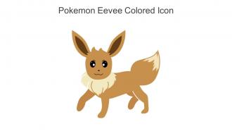 Pokemon Eevee Colored Icon In Powerpoint Pptx Png And Editable Eps Format