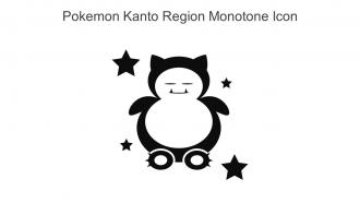 Pokemon Kanto Region Monotone Icon In Powerpoint Pptx Png And Editable Eps Format