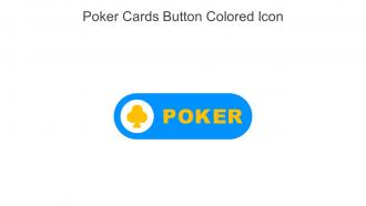Poker Cards Button Colored Icon In Powerpoint Pptx Png And Editable Eps Format