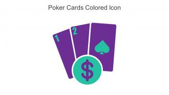 Poker Cards Colored Icon In Powerpoint Pptx Png And Editable Eps Format
