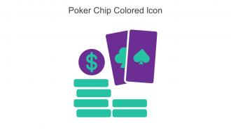 Poker Chip Colored Icon In Powerpoint Pptx Png And Editable Eps Format