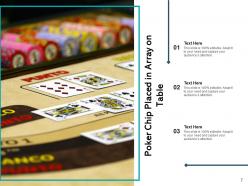 Poker Chip Individual Making Placed Roulette Beside