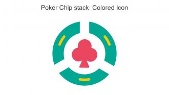 Poker Chip Stack Colored Icon In Powerpoint Pptx Png And Editable Eps Format