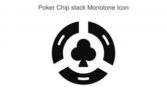 Poker Chip Stack Monotone Icon In Powerpoint Pptx Png And Editable Eps Format